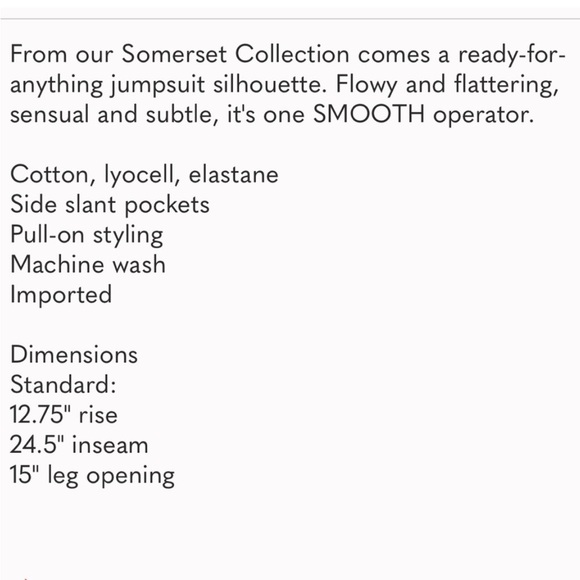 Anthropologie Somerset Jumpsuit Size Small NWT - Picture 5 of 14